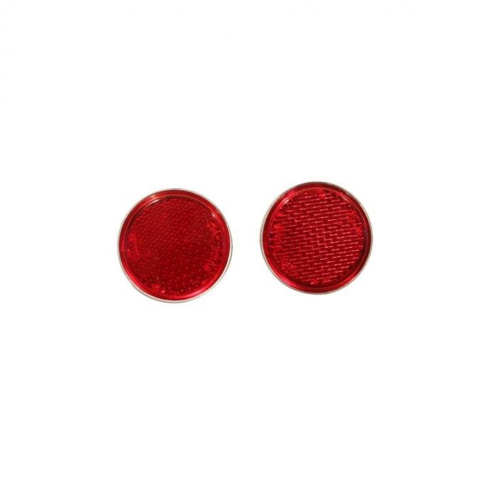 Trim Parts 1956 Chevrolet Full Size Car Rear Lamp Reflector, Pair 1315P