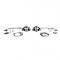 Trim Parts 1960 Chevrolet Full Size 4-Door Car Outside Rear Door Handle Assemblies, Pair 2084