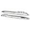 Trim Parts 1955 Chevrolet Truck Front Fender"3100" Spear Emblem, Pair 9045