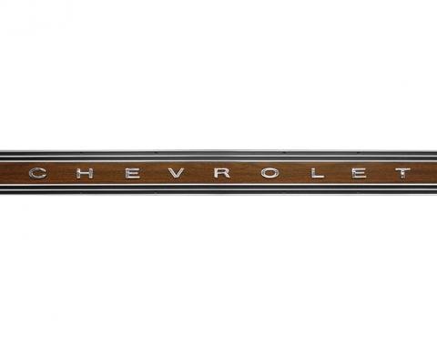 Trim Parts 1969-72 Chevrolet Truck Woodgrain Tailgate Panel Assembly, Each 9655