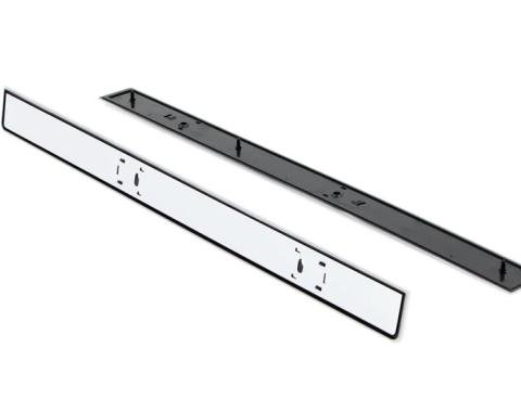 AMD Front Door Panel Trim w Door Strap Holes, Pair, 81-91 Chevy GMC CK Truck 542-4081-1P