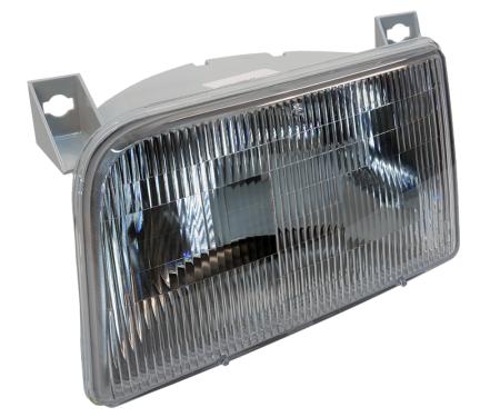 Dennis Carpenter Headlight Body - Left - 1992-96 Ford Truck, 1992-96 Ford Bronco F2TZ-13007-B