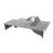 AMD Floor Pan Front Section, with seat platform and braces, 68-77 Bronco 400-4668