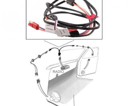 Dennis Carpenter Radio Speaker Wire - 1973-79 Ford Truck, 1978-79 Ford Bronco    D3TB-19A041-AA