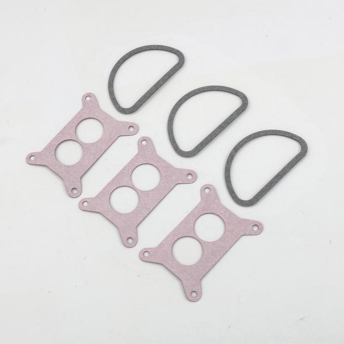 Detroit Muscle Technologies 1960-1980 Chrysler / Dodge / Plymouth Mopar 6 Pack 6bbl 2300 Carburetor Gasket Set 6pc - PINK MP15 DMT6PACK01-PINK