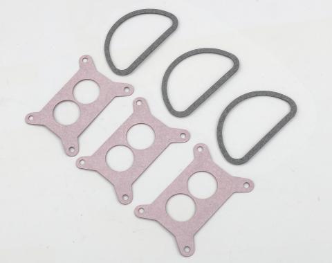 Detroit Muscle Technologies 1960-1980 Chrysler / Dodge / Plymouth Mopar 6 Pack 6bbl 2300 Carburetor Gasket Set 6pc - PINK MP15 DMT6PACK01-PINK