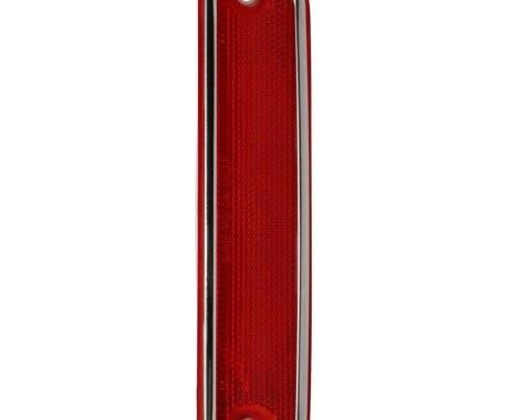 AMD Rear Side Marker Lens, Stainless Bezel, LH or RH, 73-80 Chevy GMC CK Stepside Truck X740-4073-1