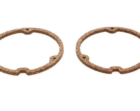 AMD Tail Lamp Lens Gaskets, Cork, Pair, 58-59 Chevy GMC Fleetside Pickup Truck X954-4058-P