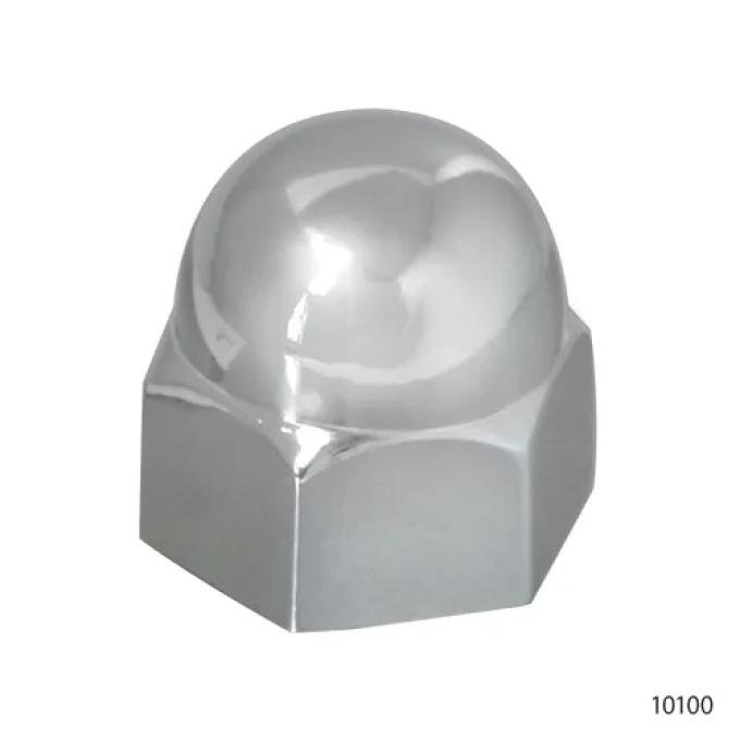 KNS Accessories Chrome Steel Nut Covers 10100