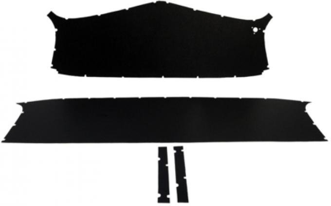 Chevy & GMC Truck 4 Piece Headliner, 1947-1949 | Black