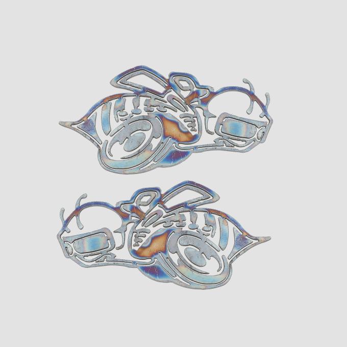 Detroit Muscle Technologies 1962-2012 Chrysler / Dodge / Ram / Plymouth Mopar Steel Wall Art - SUPERBEE Pair WALLART-SUPERBEE PAIR