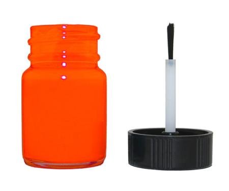Whitegauges Fluorescent Orange Instrument Cluster Needle Paint Bottle with Brush NP-ORG-1413