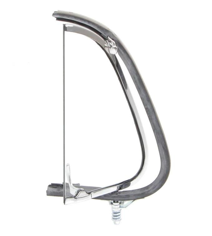 AMD Vent Window Assembly, RH, Clear Glass, Chrome Frame, 48-50 F1 F2 Ford Pickup Truck X560-4548-2CRS