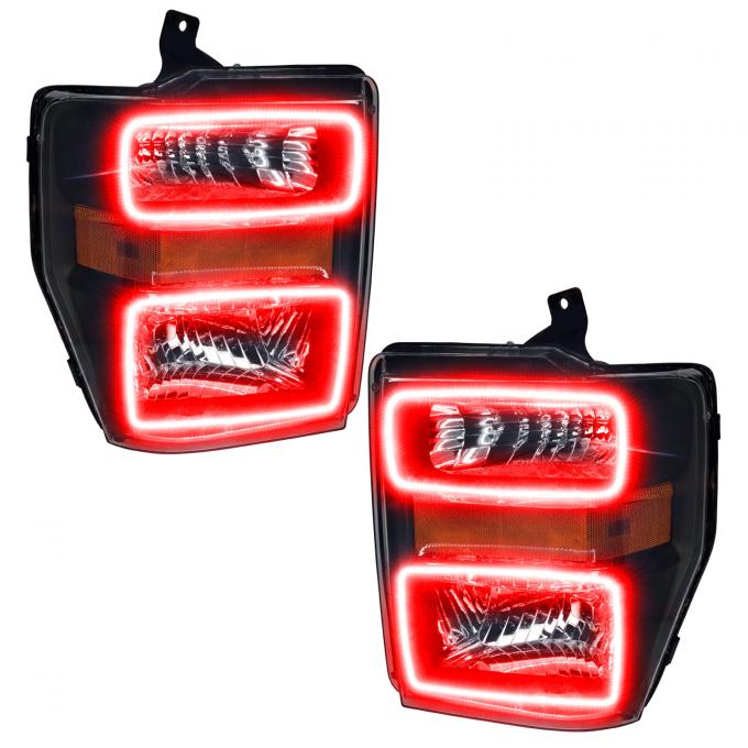 Oracle Lighting SMD Pre-Assembled Headlights, Black, Red 7190-003