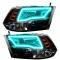 Oracle Lighting Pre-Assembled ColorSHIFT w/SWITCHBACK Halo Headlights, Black Housing 8906-334