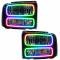 Oracle Lighting SMD Pre-Assembled Headlights, Black Bezel, ColorSHIFT, No Controller 7147-334