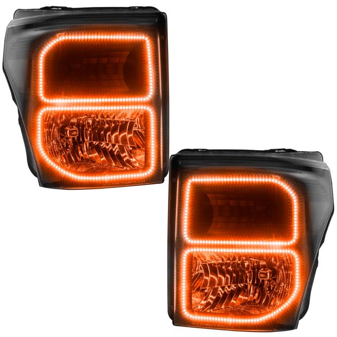 Oracle Lighting LED Pre-Assembled Headlights, Black Bezel, Amber 8159-005