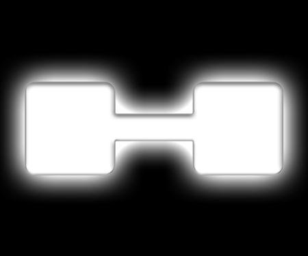 Oracle Lighting Universal Illuminated LED Letter Badges, Matte White Surface Finish, H 3140-H-001