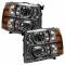 Oracle Lighting SMD Pre-Assembled Headlights, Round Style, Red 7007-003