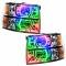 Oracle Lighting SMD Pre-Assembled Headlights, Square Style, ColorSHIFT, No Controller 8188-334