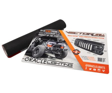 Oracle Lighting Neoprene Counter Mat 24in x 14in, Vector Grill Design 1 8076-504