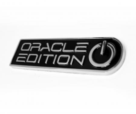 Oracle Lighting Edition Badge, Left/Driver, Black/White 8030-504