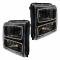 Oracle Lighting SMD Pre-Assembled Headlights, Black, White 7161-001
