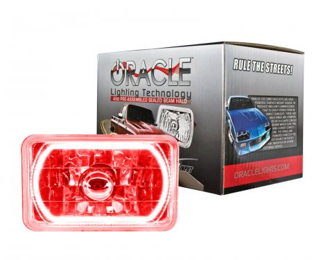 Oracle Lighting Pre-Installed Lights 4x6 in. Sealed Beam, Red 6909-003