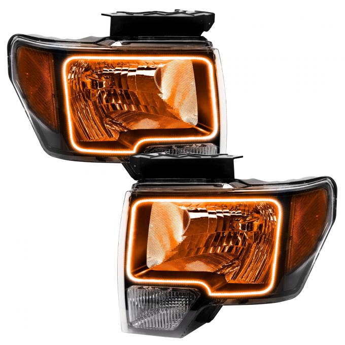 Oracle Lighting LED Pre-Assembled Headlights, Black Bezel, Amber 7188-005