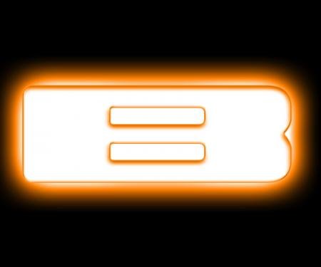 Oracle Lighting Universal Illuminated LED Letter Badges, Matte White Surface Finish, B 3140-B-005