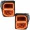 Oracle Lighting LED Pre-Assembled Headlights, Black Bezel, Amber 8159-005