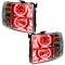 Oracle Lighting SMD Pre-Assembled Headlights, Round Style, Red 7007-003