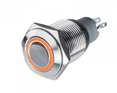 Oracle Lighting Pre-Wired Momentary Flush Mount LED Switch, Amber 2039-005