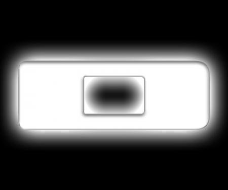 Oracle Lighting Universal Illuminated LED Letter Badges, Matte White Surface Finish, D 3140-D-001