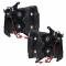 Oracle Lighting SMD Pre-Assembled Headlights, Round Style, Red 7007-003