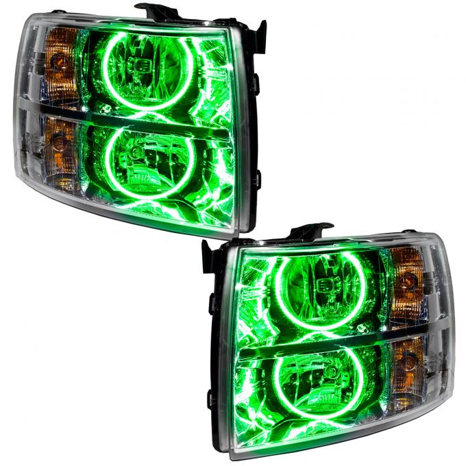 Oracle Lighting SMD Pre-Assembled Headlights, Round Style, Green 7007-004
