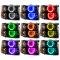 Oracle Lighting SMD Pre-Assembled Headlights, Black Bezel, Round Style, ColorSHIFT, Simple 7105-504