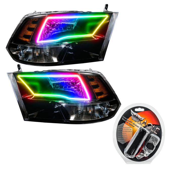 Oracle Lighting SMD Pre-Assembled Headlights, Black Bezel, ColorSHIFT 7121-330