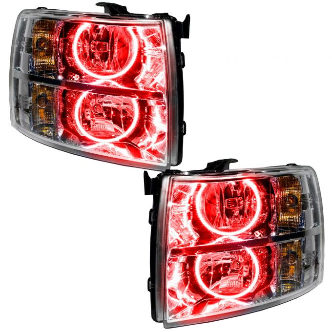 Oracle Lighting SMD Pre-Assembled Headlights, Round Style, Red 7007-003