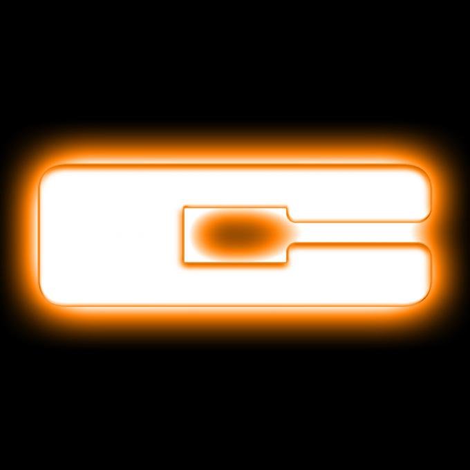 Oracle Lighting Universal Illuminated LED Letter Badges, Matte White Surface Finish, C 3140-C-005