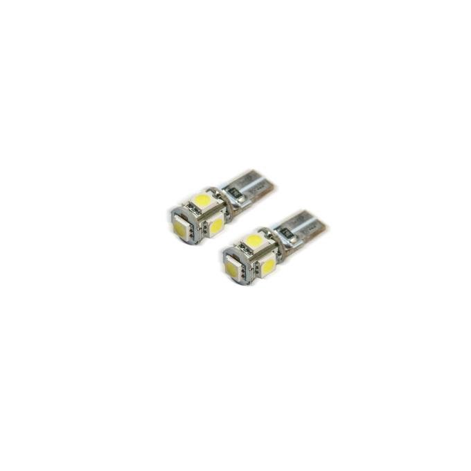 Oracle Lighting T10 5 LED 3 Chip SMD Bulbs, Blue, Pair 4801-002