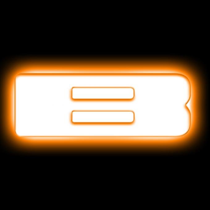 Oracle Lighting Universal Illuminated LED Letter Badges, Matte White Surface Finish, B 3140-B-005