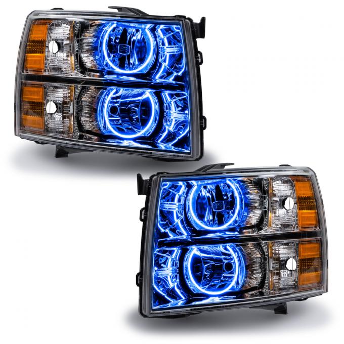 Oracle Lighting Plasma Pre-Assembled Headlights, Round Style, Blue 7007-052