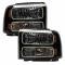 Oracle Lighting SMD Pre-Assembled Headlights, Black, White 7161-001