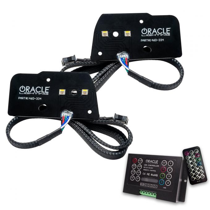Oracle Lighting 2021-2022 Ford F-150 ColorSHIFT RGB+W Headlight DRL Upgrade Kit 1460-333