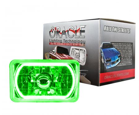Oracle Lighting Pre-Installed Lights 4x6 in. Sealed Beam, Green 6909-004