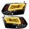 Oracle Lighting Pre-Assembled ColorSHIFT w/SWITCHBACK Halo Headlights, Black Housing 8906-334
