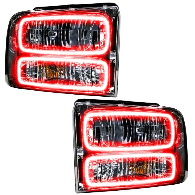 Oracle Lighting SMD Pre-Assembled Headlights, Chrome Bezel, Red 7146-003