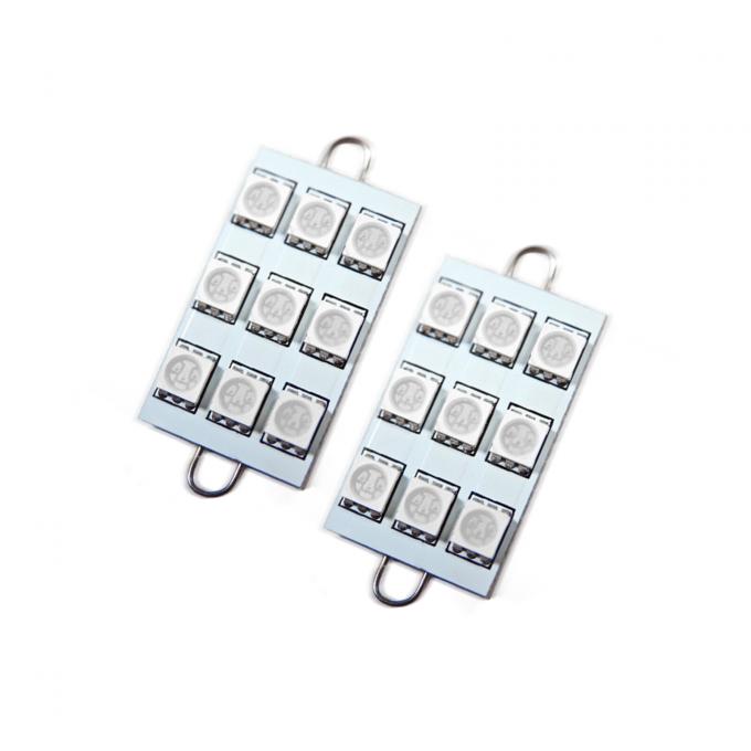 Oracle Lighting 44mm 6 LED 3 Chip, Loop Festoon Bulbs, Blue, Pair 5209-002