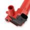 MSD Ignition Coil, Blaster, Ford F-Series 6.2L, Red, Driver Side 8274D